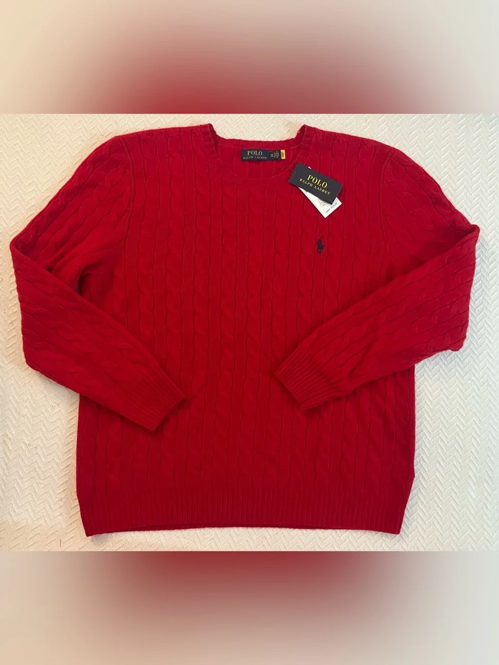 Polo Ralph Lauren Cable-Knit Wool-Cashmere Sweater